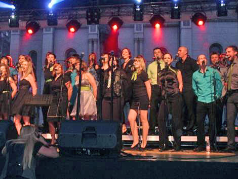 Perpetuum Jazzile, Zagreb 15.6.11. Foto: AKM