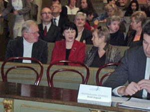 Predsjednik Vijeća slovenske nacionalne manjine Grada Zagreba Darko Šonc (prvi s lijeva). Foto: a.k.m.